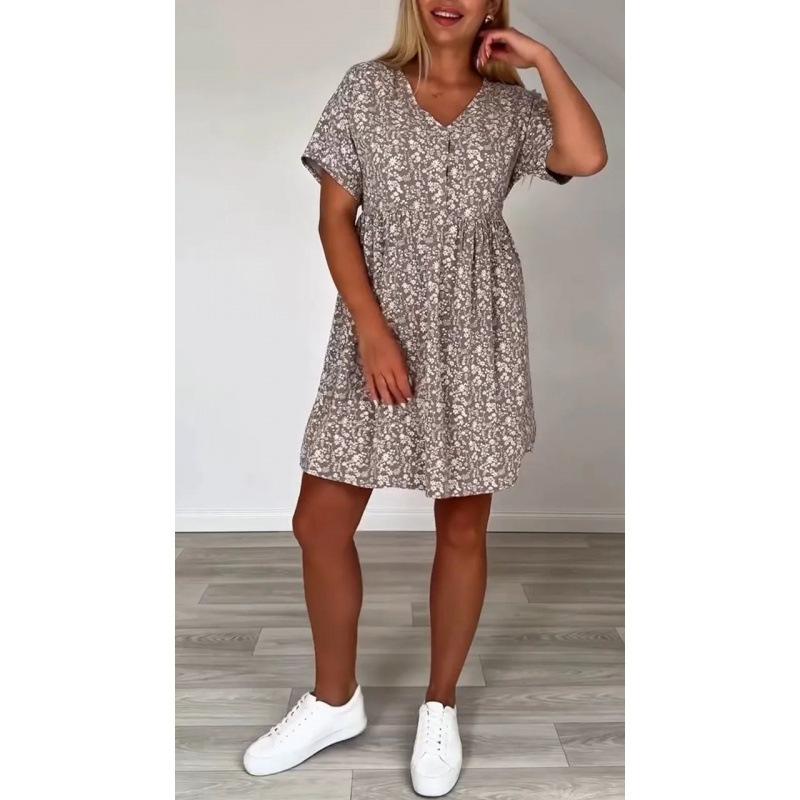 JPNTKY Women s Fashion Summer Spring Short Sleeve V-Neck Casual Dresses XXXL квітковий колір друку
JPNTKY Women s Fashion Summer Spring Short Sleeve V-Neck Casual Dresses XXXL квітковий колір друку