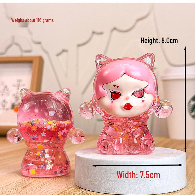 Quicksand Cute Witch Figurine Blind Box: Creative Cartoon Desktop Ornament
Quicksand Cute Witch Figurine Blind Box: Creative Cartoon Desktop Ornament