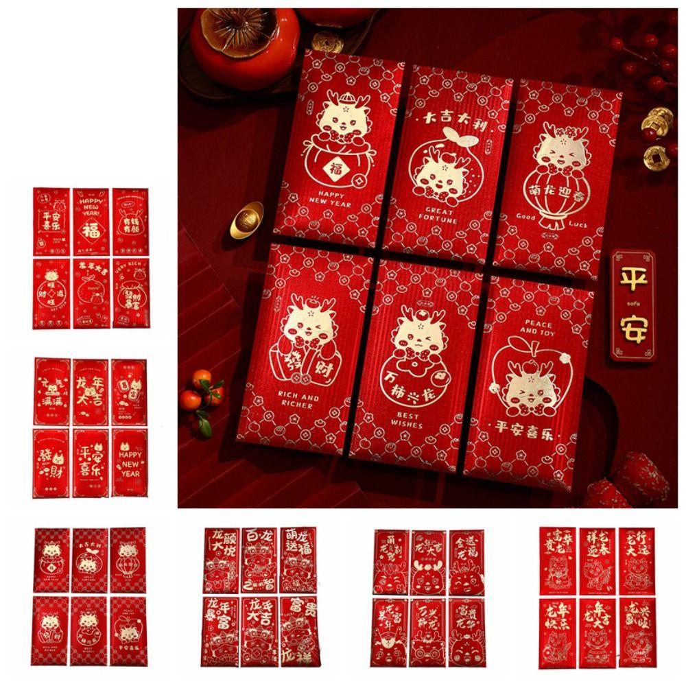 6pcs Rectangle Lucky Money Pocket Chinese Style Red Pocket Classic New Year Red Envelopes Wedding
6pcs Rectangle Lucky Money Pocket Chinese Style Red Pocket Classic New Year Red Envelopes Wedding