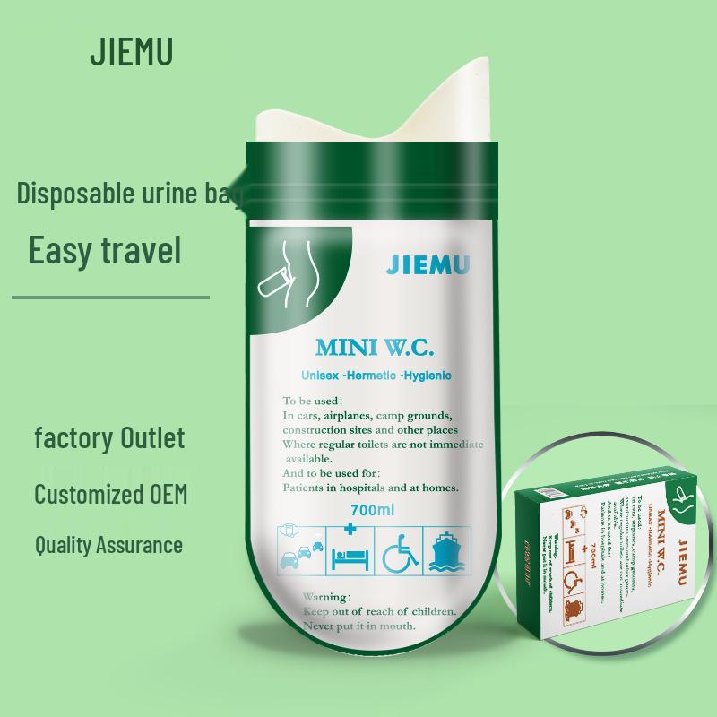 Jiemu Disposable Unisex Urine & Vomit Bag for Travel & Car Use 700ml (individually packed, wide opening)
Jiemu Disposable Unisex Urine & Vomit Bag for Travel & Car Use 700ml (individually packed, wide opening)