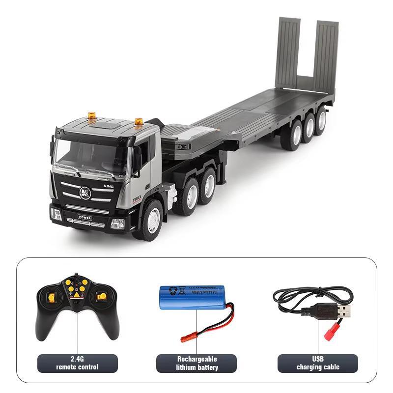 Новый 1:24 RC Flatbed Truck Model 9 Channel Alloy Engineering Vehicle 2.4G Remote Control Car Radio Control Trailer Christmas Gift Boy Toy серый
Новый 1:24 RC Flatbed Truck Model 9 Channel Alloy Engineering Vehicle 2.4G Remote Control Car Radio Control Trailer Christmas Gift Boy Toy серый