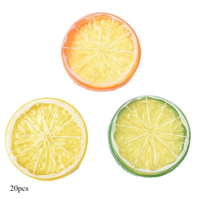 20 шт. Искусственный ломтик лимона Ломтик лимона Имитация ломтика лимона Фруктовое украшение Украшение для дома Фотография Фотореквизит зелёный
20 шт. Искусственный ломтик лимона Ломтик лимона Имитация ломтика лимона Фруктовое украшение Украшение для дома Фотография Фотореквизит зелёный