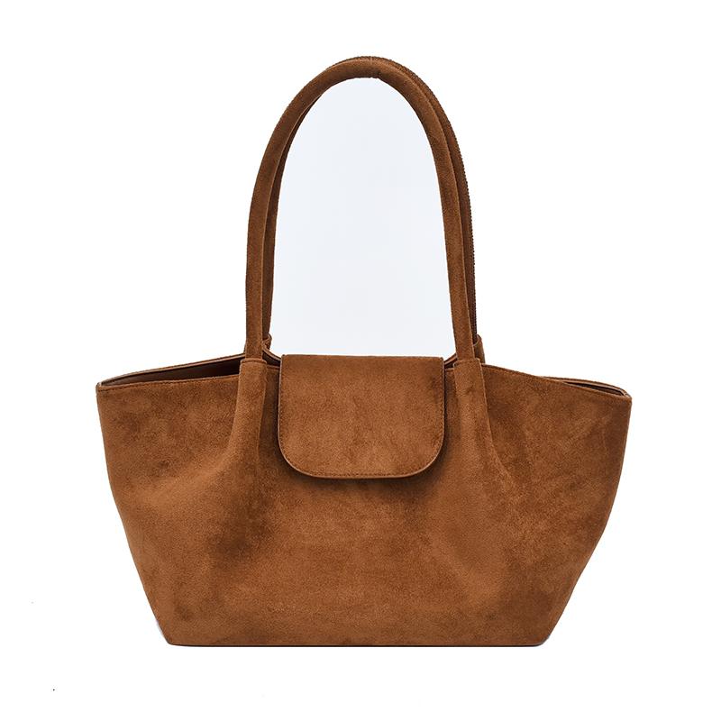 Retro Suede Leather Fashi Women Shoulder Crossbody Bag HIgh Quality Solid Color Ladies Handbag Luxury Commuter Large Tote Sac 40cm 16cm 24cm світло-коричневого кольору
Retro Suede Leather Fashi Women Shoulder Crossbody Bag HIgh Quality Solid Color Ladies Handbag Luxury Commuter Large Tote Sac 40cm 16cm 24cm світло-коричневого кольору