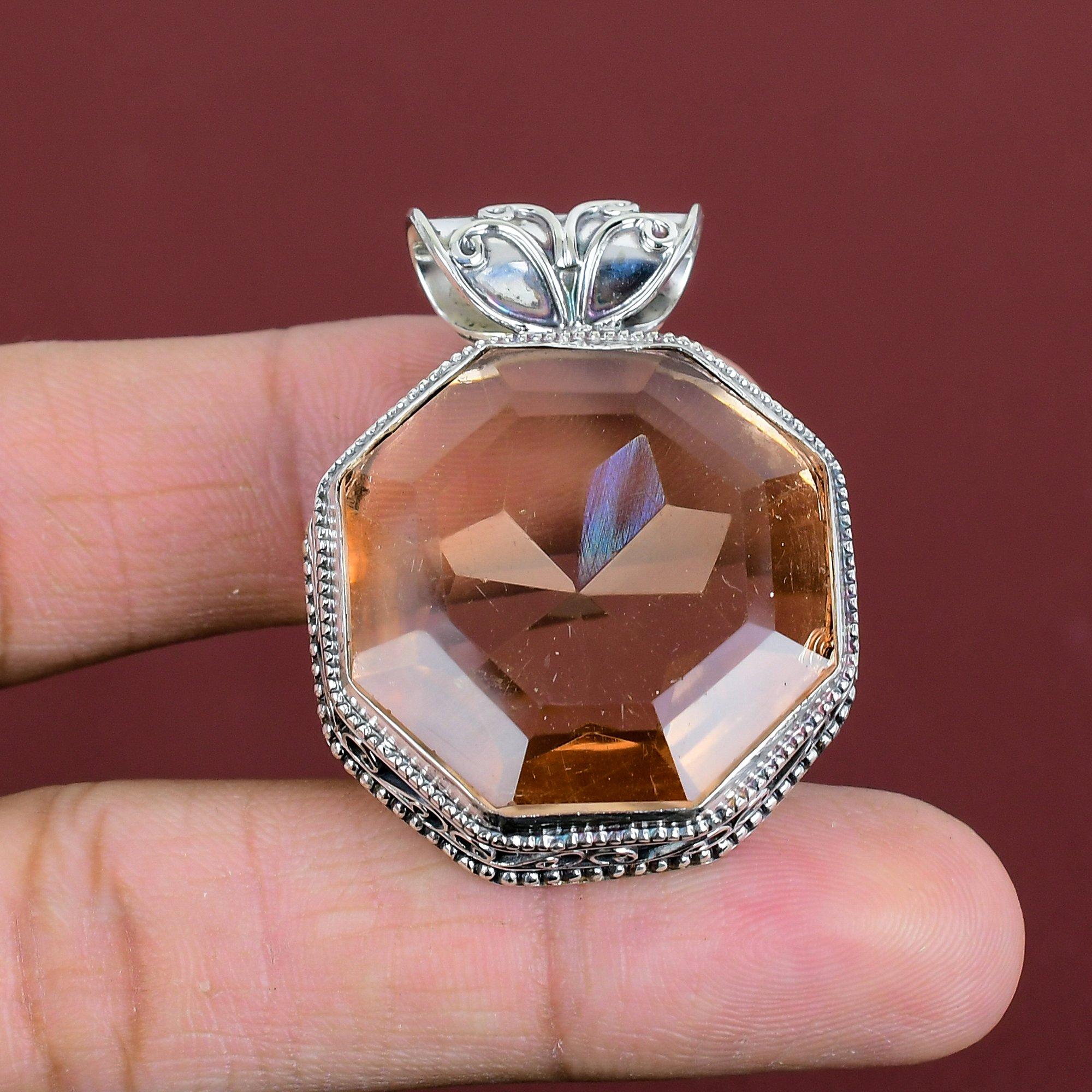 Faceted Morganite Pendant Gemstone Vintage Pendant 925 Sterling Silver Pendant Handmade Pendant Very Pretty Morganite Jewelry Gifts For Her
Faceted Morganite Pendant Gemstone Vintage Pendant 925 Sterling Silver Pendant Handmade Pendant Very Pretty Morganite Jewelry Gifts For Her