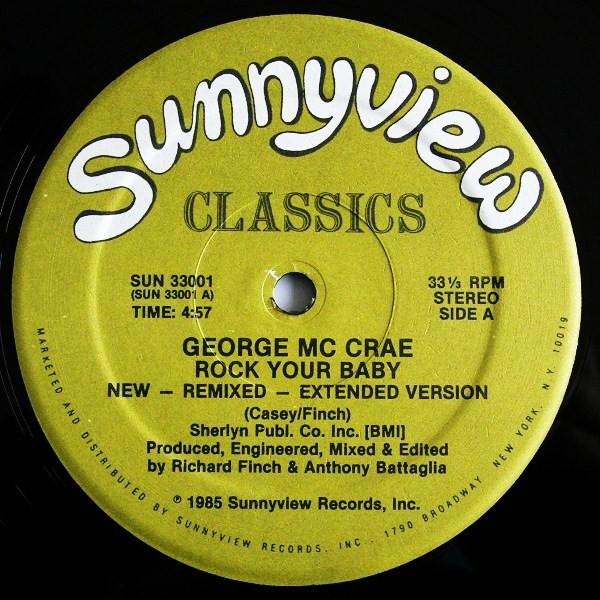 LP Record GEORGE MC CRAE Rock Your Baby SUN33001 SUNNYVIEW 1985 US SoulFunk Used
LP Record GEORGE MC CRAE Rock Your Baby SUN33001 SUNNYVIEW 1985 US SoulFunk Used