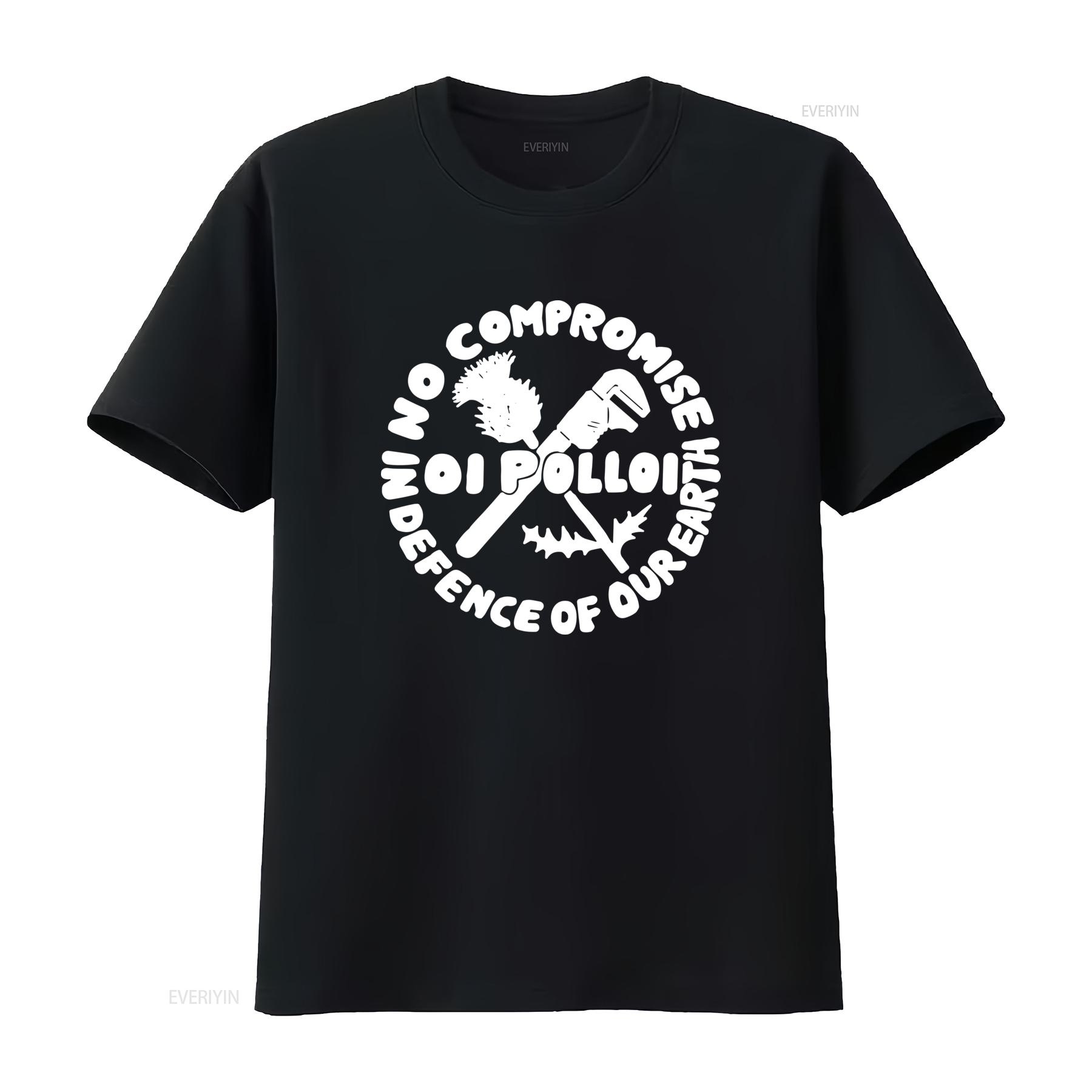 OI POLLOI No Compromise Punk Earth Defense Vegan T Shirt Skin Resist Design vintage Washed Slightly Comfortable Stylish Soft 4XL
OI POLLOI No Compromise Punk Earth Defense Vegan T Shirt Skin Resist Design vintage Washed Slightly Comfortable Stylish Soft 4XL