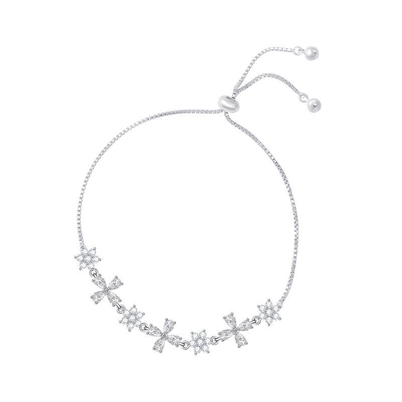 Элегантный европейский и американский браслет с цирконом на шнурке - женский блестящий аксессуар из медного сплава Copper Alloy
Элегантный европейский и американский браслет с цирконом на шнурке - женский блестящий аксессуар из медного сплава Copper Alloy