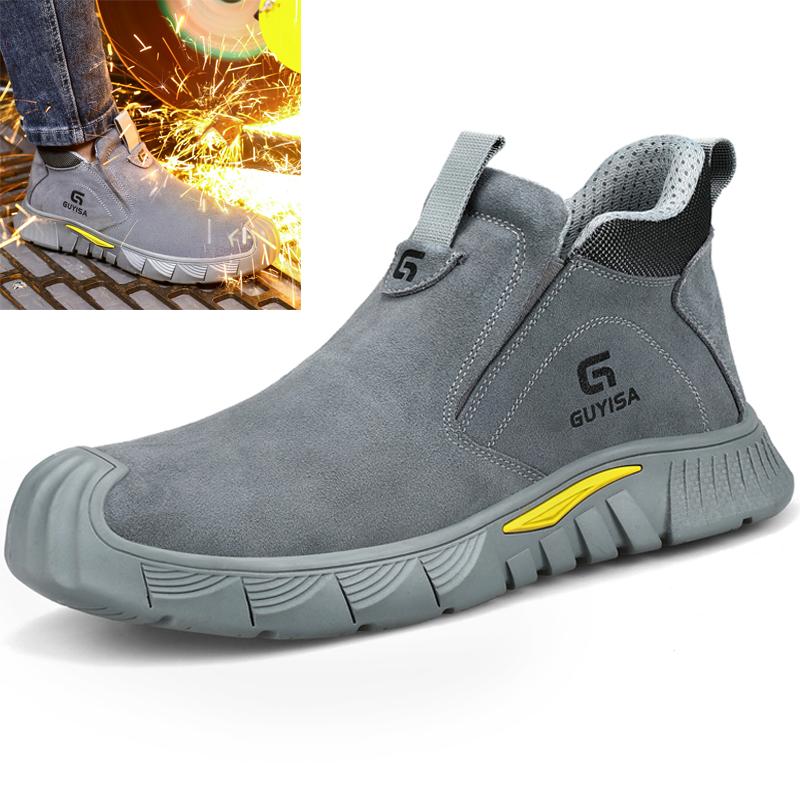 Новые защитные ботинки Мужские ботинки сварщика Защитная обувь с защитой от ударов Неразрушимая защитная обувь Мужские рабочие ботинки Ботинки безопасности со стальным подноском Обувь 36
Новые защитные ботинки Мужские ботинки сварщика Защитная обувь с защитой от ударов Неразрушимая защитная обувь Мужские рабочие ботинки Ботинки безопасности со стальным подноском Обувь 36