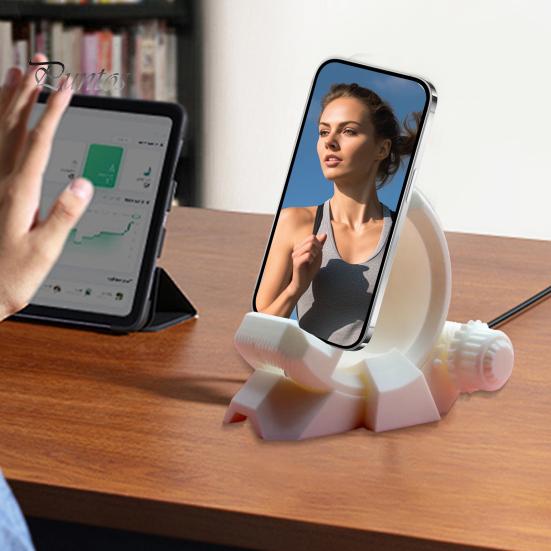 Herringbone Gear Phone Stand 3D Printed Angle Adjustable Phone Holder Portable Desktop Cellphone Stand for All Smartphones 1pc рожевий
Herringbone Gear Phone Stand 3D Printed Angle Adjustable Phone Holder Portable Desktop Cellphone Stand for All Smartphones 1pc рожевий