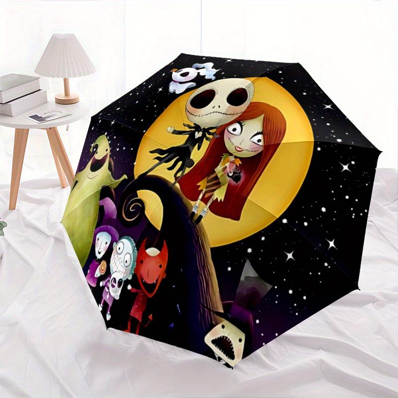 1pc Jack and Sally Nightmare Before Christmas Pattern Automatic Umbrella is Fashionable and Good-Looking, a Portable 3-Fold Umbrella, Suitab
1pc Jack and Sally Nightmare Before Christmas Pattern Automatic Umbrella is Fashionable and Good-Looking, a Portable 3-Fold Umbrella, Suitab