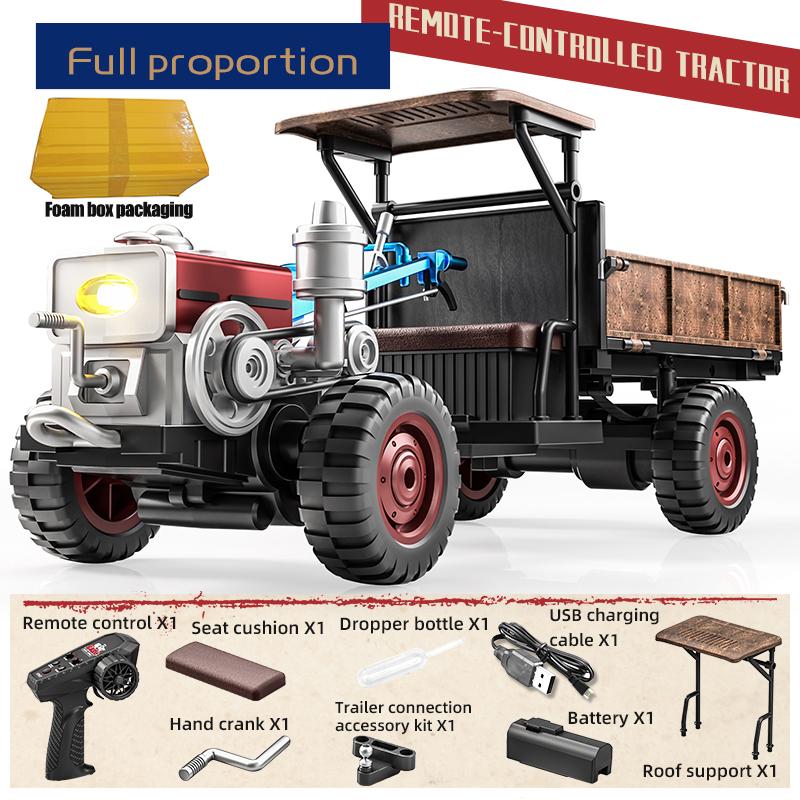 2.4G Simulation Sound Effect Full Scale Remote Control Tractor Spray Crashworthy And Fall Resistant 4WD RC Car Children Toys
2.4G Simulation Sound Effect Full Scale Remote Control Tractor Spray Crashworthy And Fall Resistant 4WD RC Car Children Toys