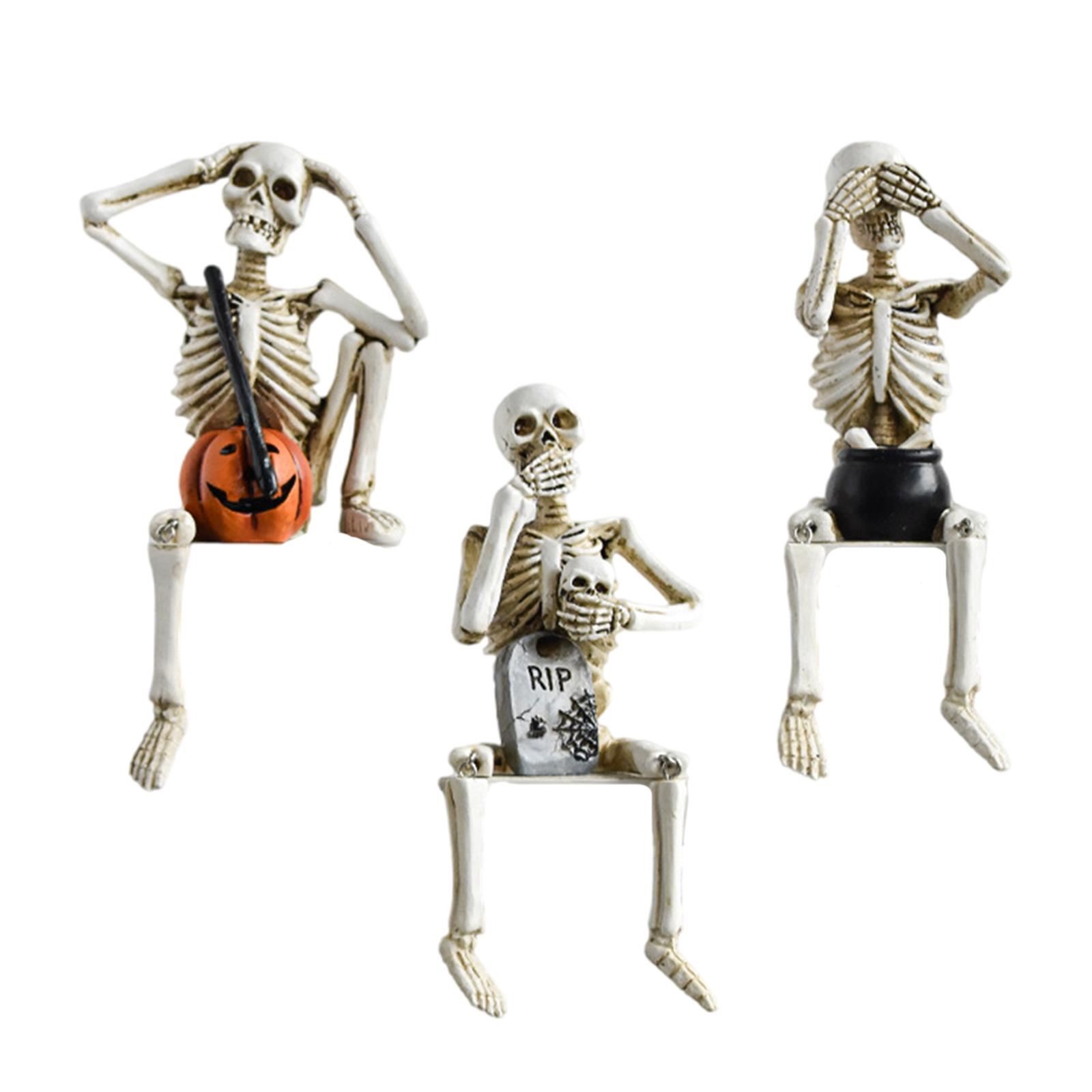 Set Of 3 Realistic Skeleton Props Posable Halloween Decoration for Indoor and Outdoor Graveyard Scenes
Set Of 3 Realistic Skeleton Props Posable Halloween Decoration for Indoor and Outdoor Graveyard Scenes