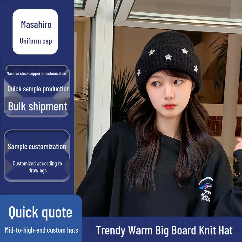 Women s Warm Wool Hat with Ear Protection - Korean Style, Large Fit for Small Face Effect
Women s Warm Wool Hat with Ear Protection - Korean Style, Large Fit for Small Face Effect