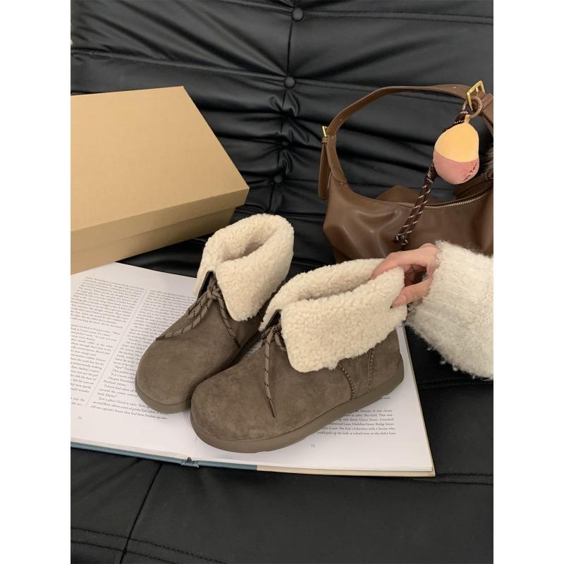 Простые зимние ботинки на мягкой подошве, на толстой подошве, с круглым носком, женские ботинки до щиколотки на шнуровке с отворотом, милые уродливые короткие ботинки, плюшевая теплая пушистая обувь 40 серый
Простые зимние ботинки на мягкой подошве, на толстой подошве, с круглым носком, женские ботинки до щиколотки на шнуровке с отворотом, милые уродливые короткие ботинки, плюшевая теплая пушистая обувь 40 серый