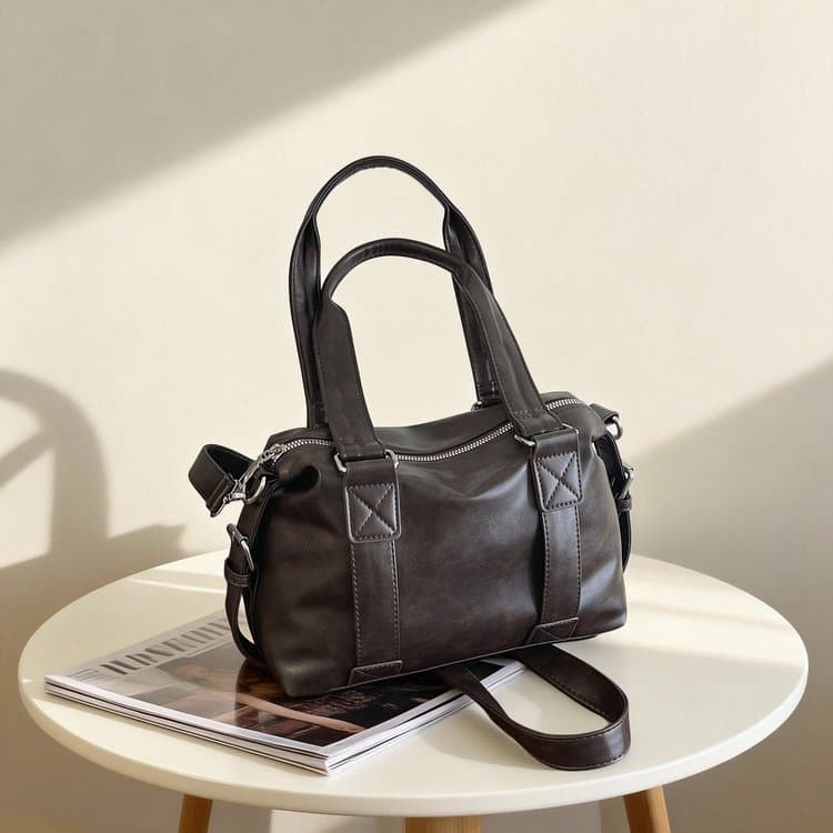 Mini Boston Bag Women s Handheld Shoulder Bag кавовий
Mini Boston Bag Women s Handheld Shoulder Bag кавовий