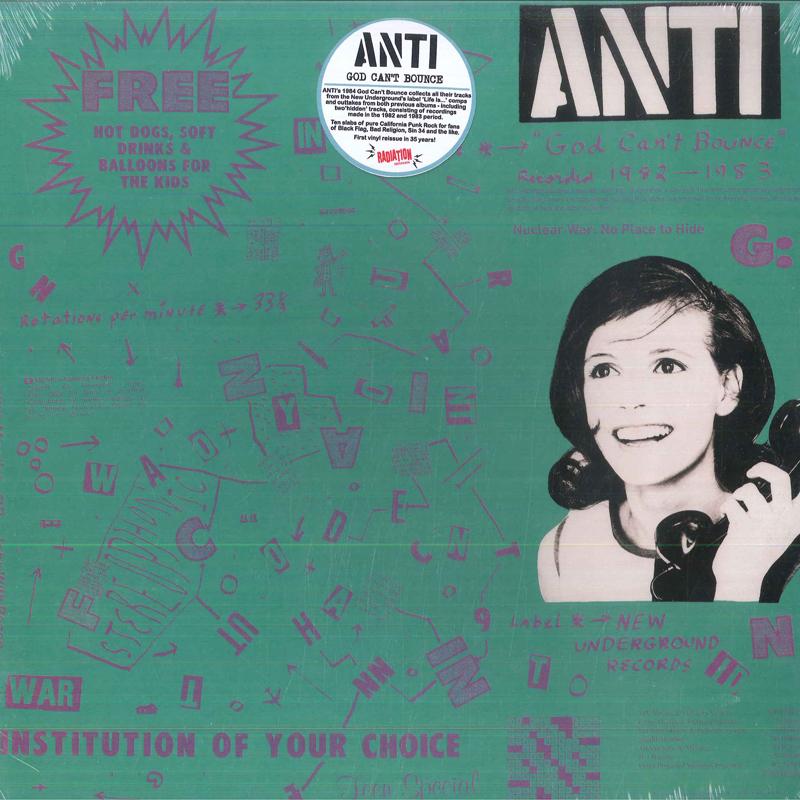 LP Record ANTI - God Can t Bounce RRS67 Radiation Reiss 2018 Italy Rock
LP Record ANTI - God Can t Bounce RRS67 Radiation Reiss 2018 Italy Rock