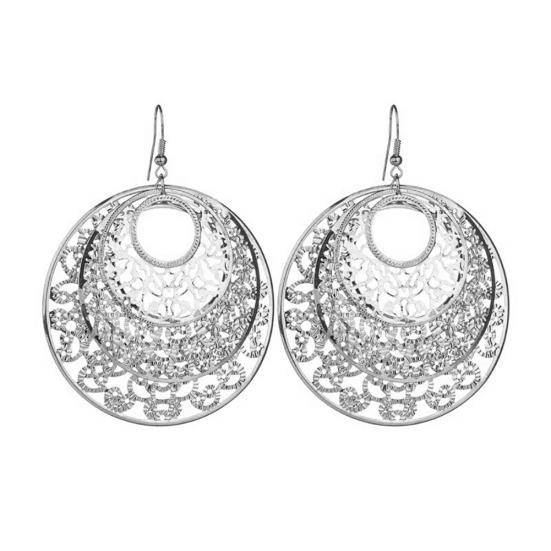 Fashion Round Hollow Loop Flower Hook Earrings Ear Ring Women Girl Jewelry серебряный
Fashion Round Hollow Loop Flower Hook Earrings Ear Ring Women Girl Jewelry серебряный