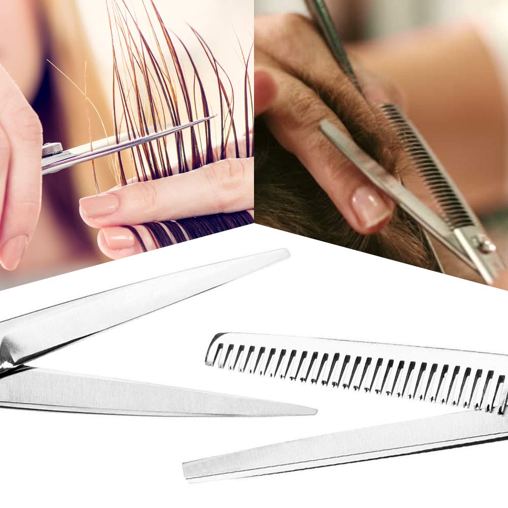 Професійний Набір Ножиць для Стрижки Волосся, Набір Ножиць для Стрижки Волосся з Нержавіючої Сталі, Гребінець для Волосся, Ножиці для Стрижки Волосся для Домашнього Набору Ножиць, Салону, Перукарні(6
Професійний Набір Ножиць для Стрижки Волосся, Набір Ножиць для Стрижки Волосся з Нержавіючої Сталі, Гребінець для Волосся, Ножиці для Стрижки Волосся для Домашнього Набору Ножиць, Салону, Перукарні(6