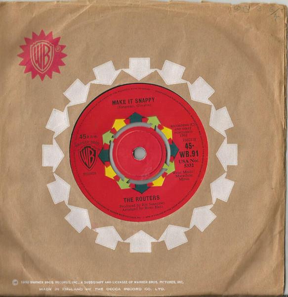 7inch Record ROUTERS - Make It Snappy / Half Time 45WB91 Warner Bros. Re 1963 UK Rock Used
7inch Record ROUTERS - Make It Snappy / Half Time 45WB91 Warner Bros. Re 1963 UK Rock Used