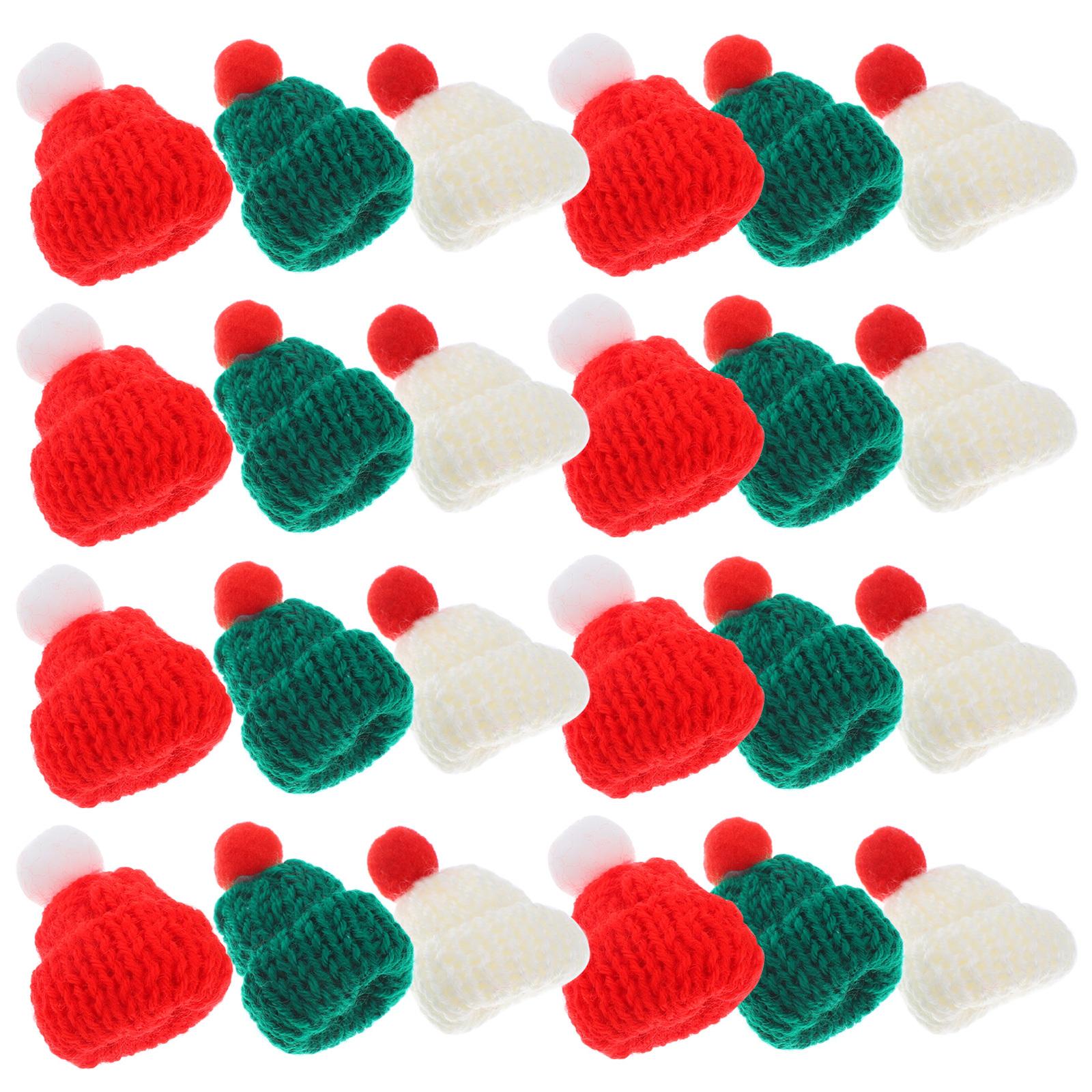 24Pcs Christmas Mini Knitted Hats Adorable Handcrafted Miniature Caps for DIY Craft Wine Bottle Decor Tree Ornaments Festive other
24Pcs Christmas Mini Knitted Hats Adorable Handcrafted Miniature Caps for DIY Craft Wine Bottle Decor Tree Ornaments Festive other