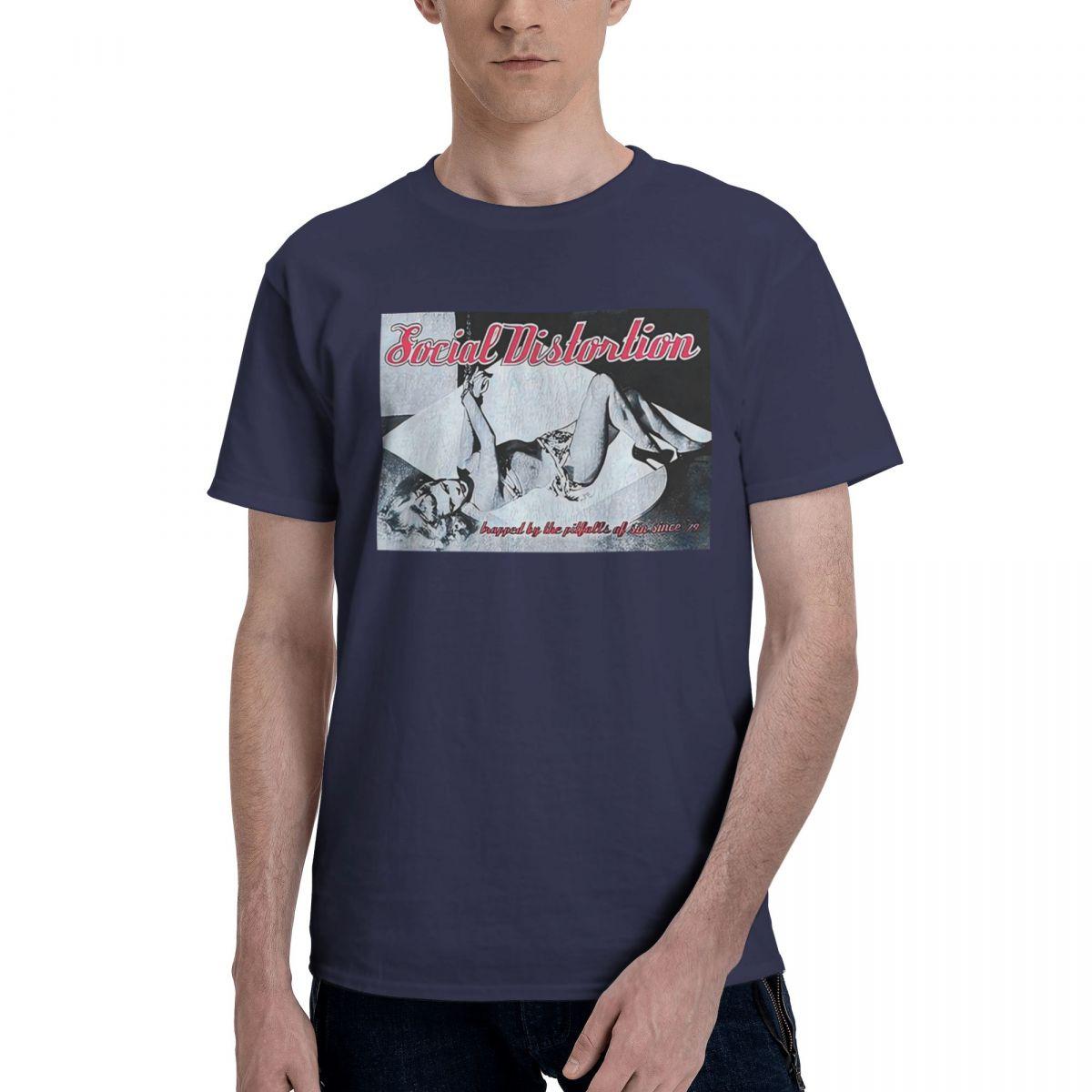 Vintage Social Distortion Print 100 Cotton Casual Breathable Confortable Cute Funny Mens TShirt Man Clothes 4XL
Vintage Social Distortion Print 100 Cotton Casual Breathable Confortable Cute Funny Mens TShirt Man Clothes 4XL