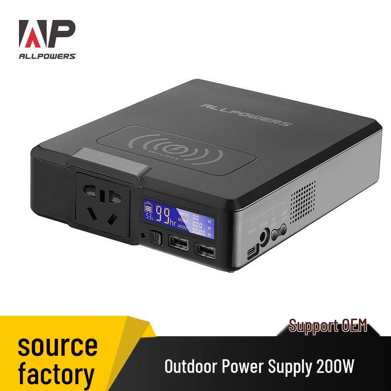 ALLPOWERS 200W Portable Outdoor Wireless Power Bank for Laptops EU Plug 220V 41600mAh
ALLPOWERS 200W Portable Outdoor Wireless Power Bank for Laptops EU Plug 220V 41600mAh