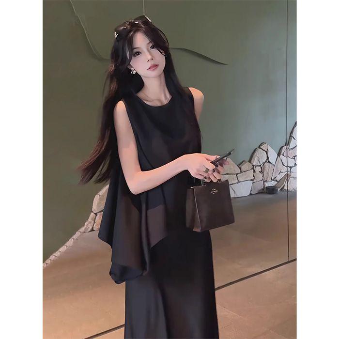 High-Waisted Elegant Acetate Skirt Suit - 2026 Summer Loose Sleeveless Two-Piece Set 2XL (recommended for 135-150 kg)
High-Waisted Elegant Acetate Skirt Suit - 2026 Summer Loose Sleeveless Two-Piece Set 2XL (recommended for 135-150 kg)
