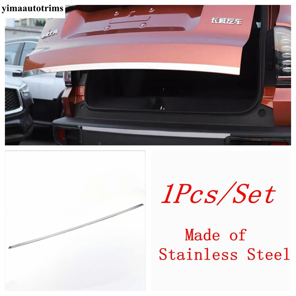 Car Rear Trunk Tail Gate Door Strip / Bumper Strip Cover Trim Fit For Haval Dargo Stainless Steel Accessories Exterior Rear Door Strip
Car Rear Trunk Tail Gate Door Strip / Bumper Strip Cover Trim Fit For Haval Dargo Stainless Steel Accessories Exterior Rear Door Strip