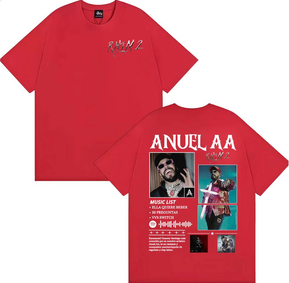 Rapper Anuel AA Rhlm 2 Album 2025 Merch Tshirts for Unisex Women Fashion Gothic Vintage T Shirt Oversized Cotton Tshirt Streetwear S
Rapper Anuel AA Rhlm 2 Album 2025 Merch Tshirts for Unisex Women Fashion Gothic Vintage T Shirt Oversized Cotton Tshirt Streetwear S