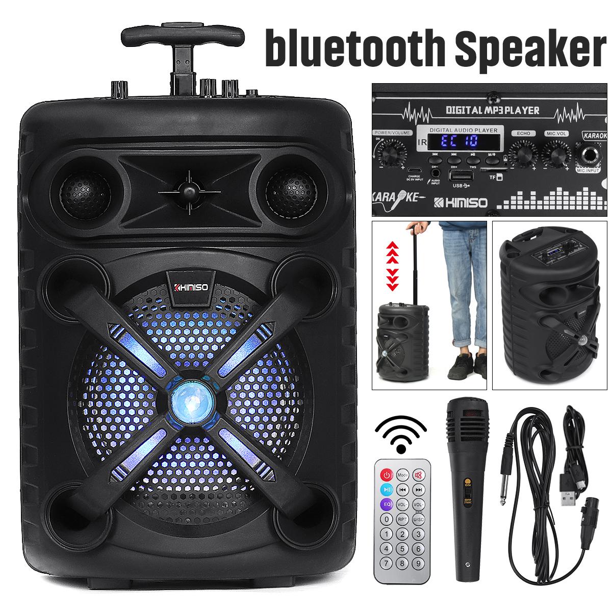 Портативный беспроводной динамик с микрофоном Bluetooth Bass Колонка Звуковая коробка для домашнего кинотеатра Караоке Вечеринка Музыкальный центр
Портативный беспроводной динамик с микрофоном Bluetooth Bass Колонка Звуковая коробка для домашнего кинотеатра Караоке Вечеринка Музыкальный центр