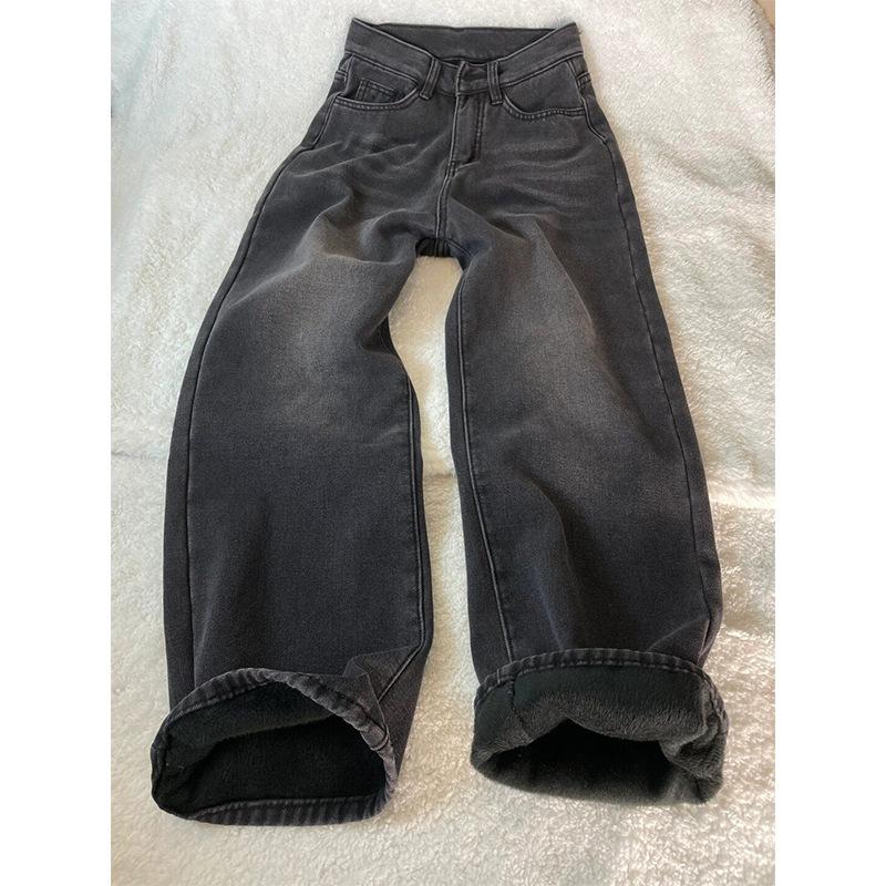2024 Plus Size Women s Fleece-Lined Wide Leg Jeans: Autumn/Winter High Waist, Straight-Leg Slimming Pants for Pear-Shaped Figures S
2024 Plus Size Women s Fleece-Lined Wide Leg Jeans: Autumn/Winter High Waist, Straight-Leg Slimming Pants for Pear-Shaped Figures S