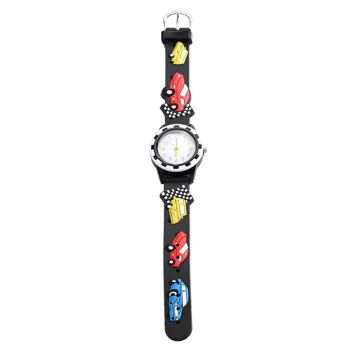 Cute cartoon racing silicone strap color scale children s quartz watch, suitable for children s daily wear, Christmas gifts чорний
Cute cartoon racing silicone strap color scale children s quartz watch, suitable for children s daily wear, Christmas gifts чорний