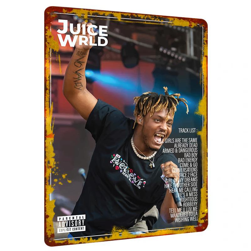 Juice WRLD Live Concert Metal Wall Art Custom Music Star Portrait Decor for Fans Room 20x30cm(7.8x11.8inch)
Juice WRLD Live Concert Metal Wall Art Custom Music Star Portrait Decor for Fans Room 20x30cm(7.8x11.8inch)
