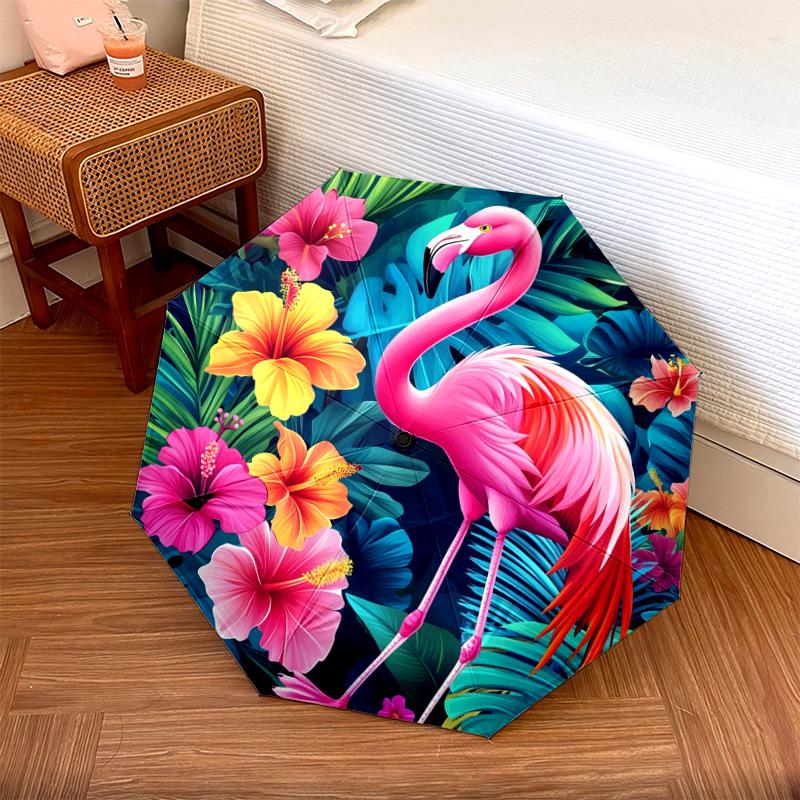 1 PC Automatic Folding Umbrella - Flamingo Tropical Pattern, Portable & Foldable Design with 8 Ribs, Christmas Birthday Gifts
1 PC Automatic Folding Umbrella - Flamingo Tropical Pattern, Portable & Foldable Design with 8 Ribs, Christmas Birthday Gifts