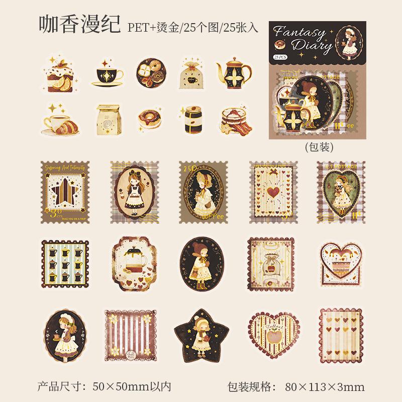 Journal GO 25pcs Fantasy Fairy Tale Vintage Stickers Scrapbook DIY Decor Set Mini Sticker Cute Collage Junk Journal diy Decals
Journal GO 25pcs Fantasy Fairy Tale Vintage Stickers Scrapbook DIY Decor Set Mini Sticker Cute Collage Junk Journal diy Decals