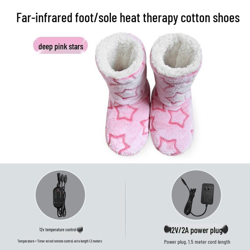 Unisex Electric Heated Indoor Cotton Slippers for Warmth Size 41-42 глибокий рожевий колір
Unisex Electric Heated Indoor Cotton Slippers for Warmth Size 41-42 глибокий рожевий колір