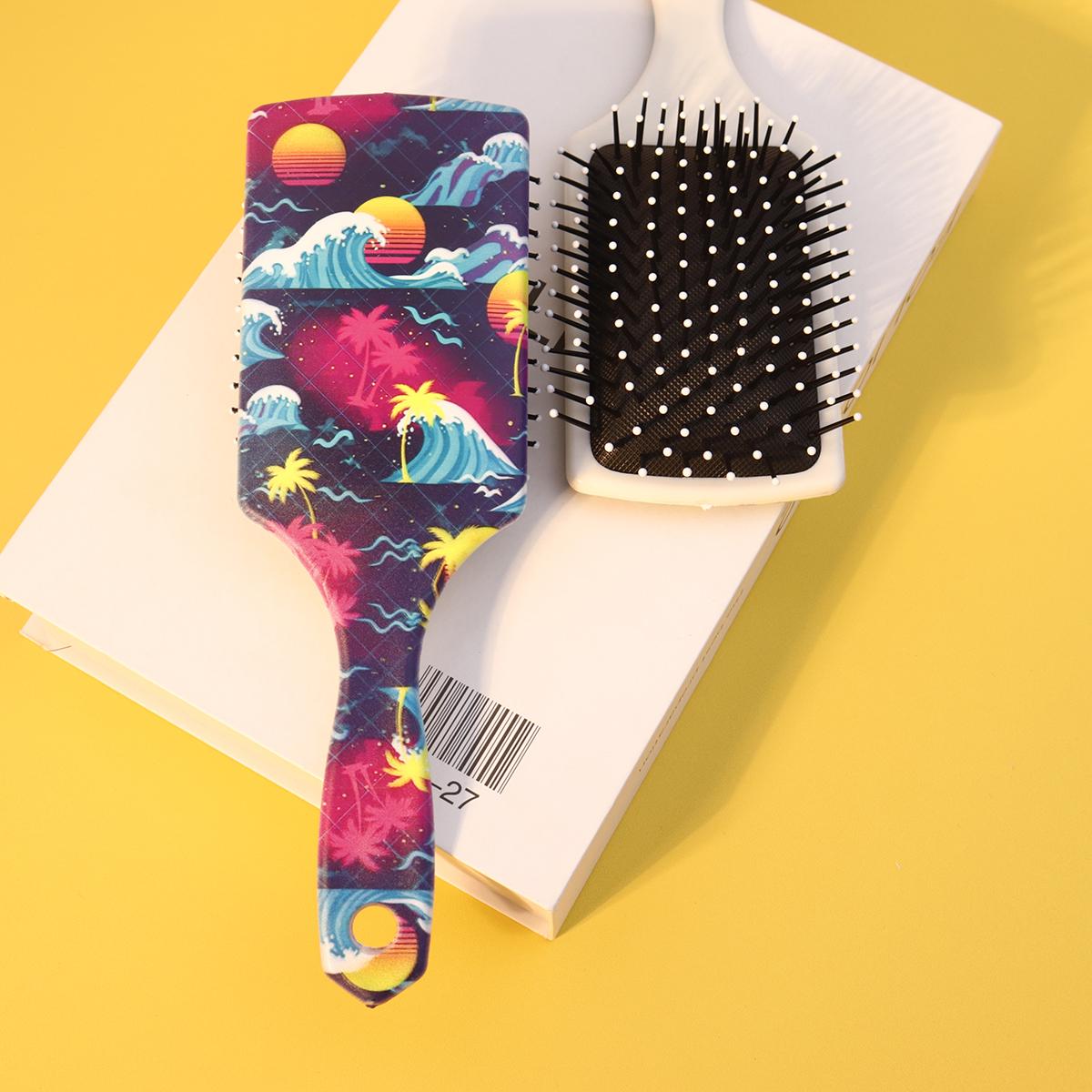 1 шт. Летняя расческа-массажер с воздушной подушкой и принтом «Океан и джунгли», для прямых волос и массажа кожи головы, специально для париков из натуральных волос
1 шт. Летняя расческа-массажер с воздушной подушкой и принтом «Океан и джунгли», для прямых волос и массажа кожи головы, специально для париков из натуральных волос