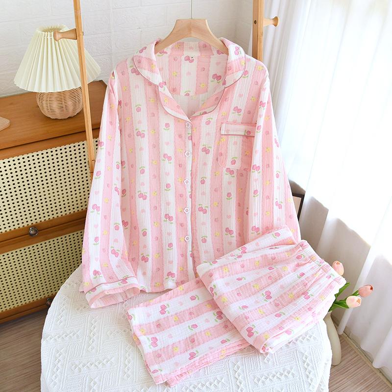 Пижама Rose Soft из крепового хлопка, милая пижама, комплект домашней одежды с длинными рукавами, приятная для кожи, простая пижама M
Пижама Rose Soft из крепового хлопка, милая пижама, комплект домашней одежды с длинными рукавами, приятная для кожи, простая пижама M