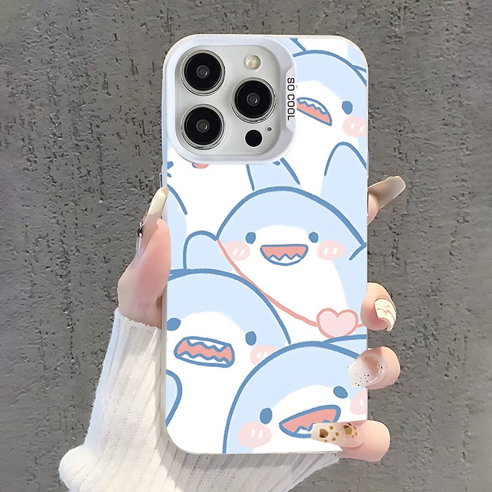 Cute Cartoon Animals Shark Phone Case For iPhone 17,16,15,14,13,12,11,Pro,XS,Max,Plus,Mini,SE White Candy Matte Shockproof Cover iPhone11
Cute Cartoon Animals Shark Phone Case For iPhone 17,16,15,14,13,12,11,Pro,XS,Max,Plus,Mini,SE White Candy Matte Shockproof Cover iPhone11