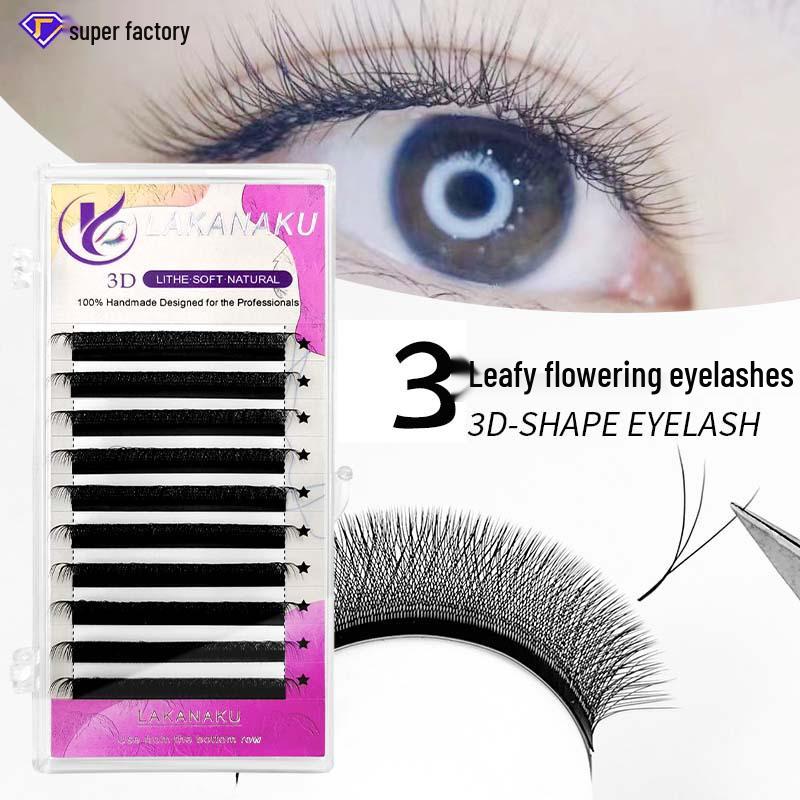 Clover Grafting Eyelashes 3D Automatic Blooming Velvet Natural False Eyelashes 0.07D
Clover Grafting Eyelashes 3D Automatic Blooming Velvet Natural False Eyelashes 0.07D