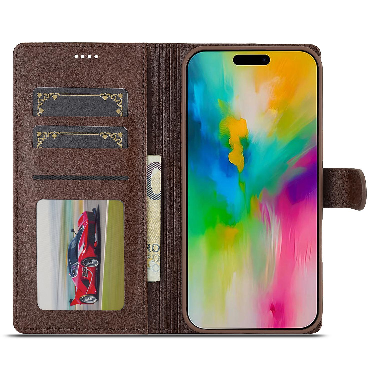 LC.IMEEKE For iPhone 16 Plus Case Calf Texture PU Leather Stand Wallet Phone Cover Grey
LC.IMEEKE For iPhone 16 Plus Case Calf Texture PU Leather Stand Wallet Phone Cover Grey