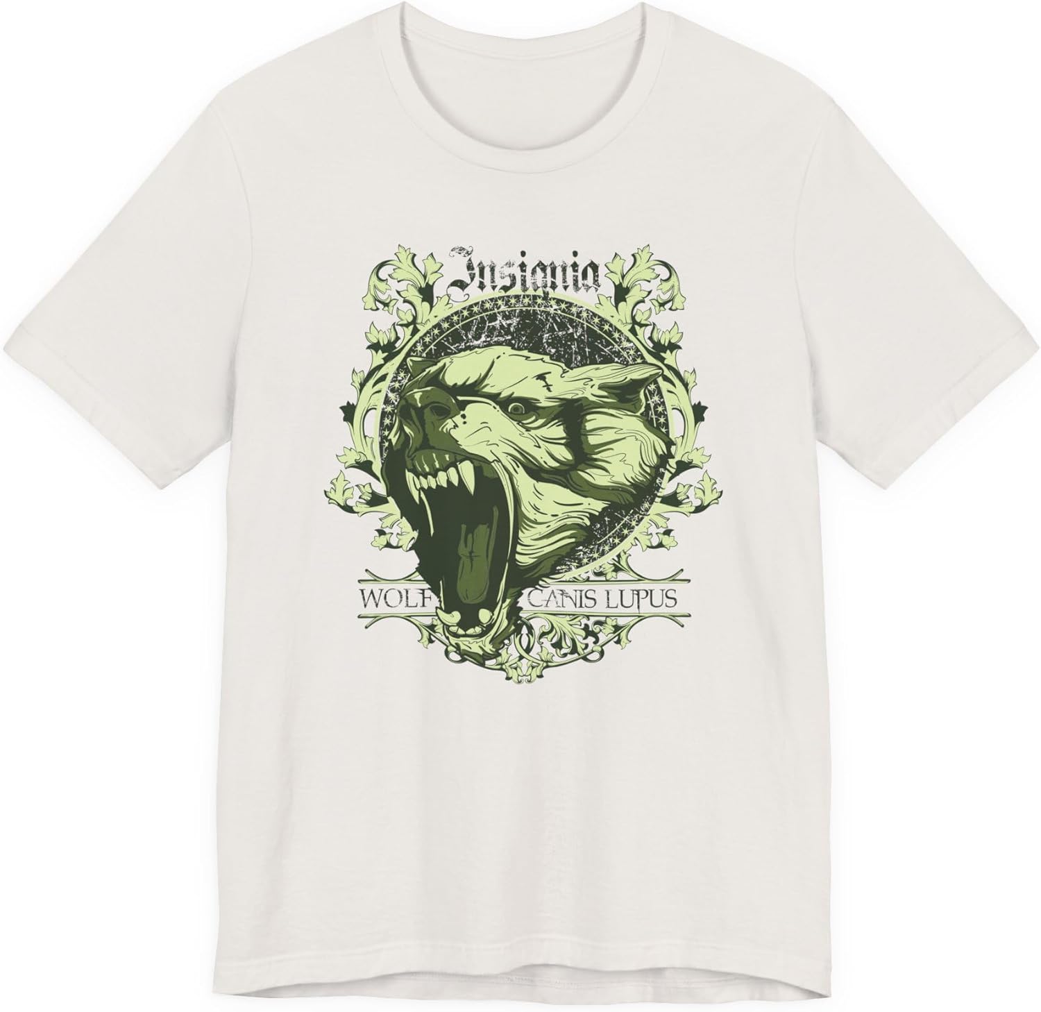 Howling Wolf Skull Tee Gothic Vintage Crest, Green Graphic Shirt Art-54 5XL різнокольоровий
Howling Wolf Skull Tee Gothic Vintage Crest, Green Graphic Shirt Art-54 5XL різнокольоровий