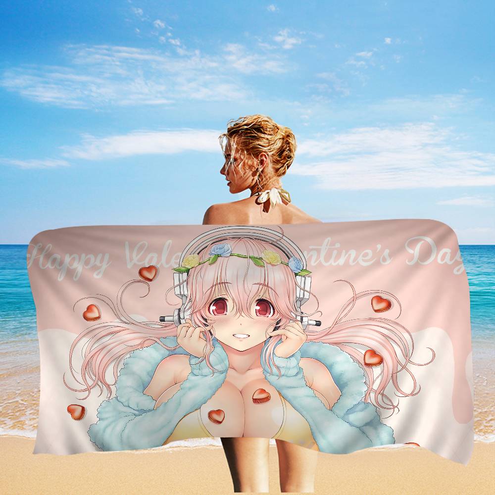 Virtual Idol Super S-Sonico Beach Towel Colorful Bath Towels For Girl Microfiber Quick Dry Sand Free Beach Yoga Gym Pool W40*H60(CM)
Virtual Idol Super S-Sonico Beach Towel Colorful Bath Towels For Girl Microfiber Quick Dry Sand Free Beach Yoga Gym Pool W40*H60(CM)
