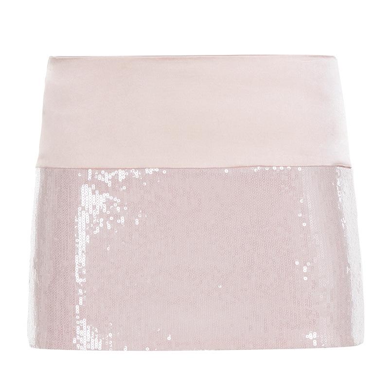French Elegant Satin Sequin Slim Fit Skirt - Solid Color, Hip-Hugging Patchwork Design, Mature Style L
French Elegant Satin Sequin Slim Fit Skirt - Solid Color, Hip-Hugging Patchwork Design, Mature Style L