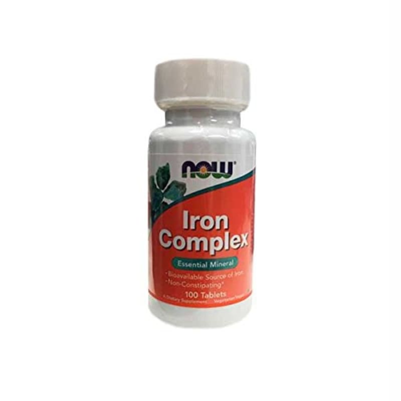 Now Foods Iron Complex 100 Tablets
Now Foods Iron Complex 100 Tablets