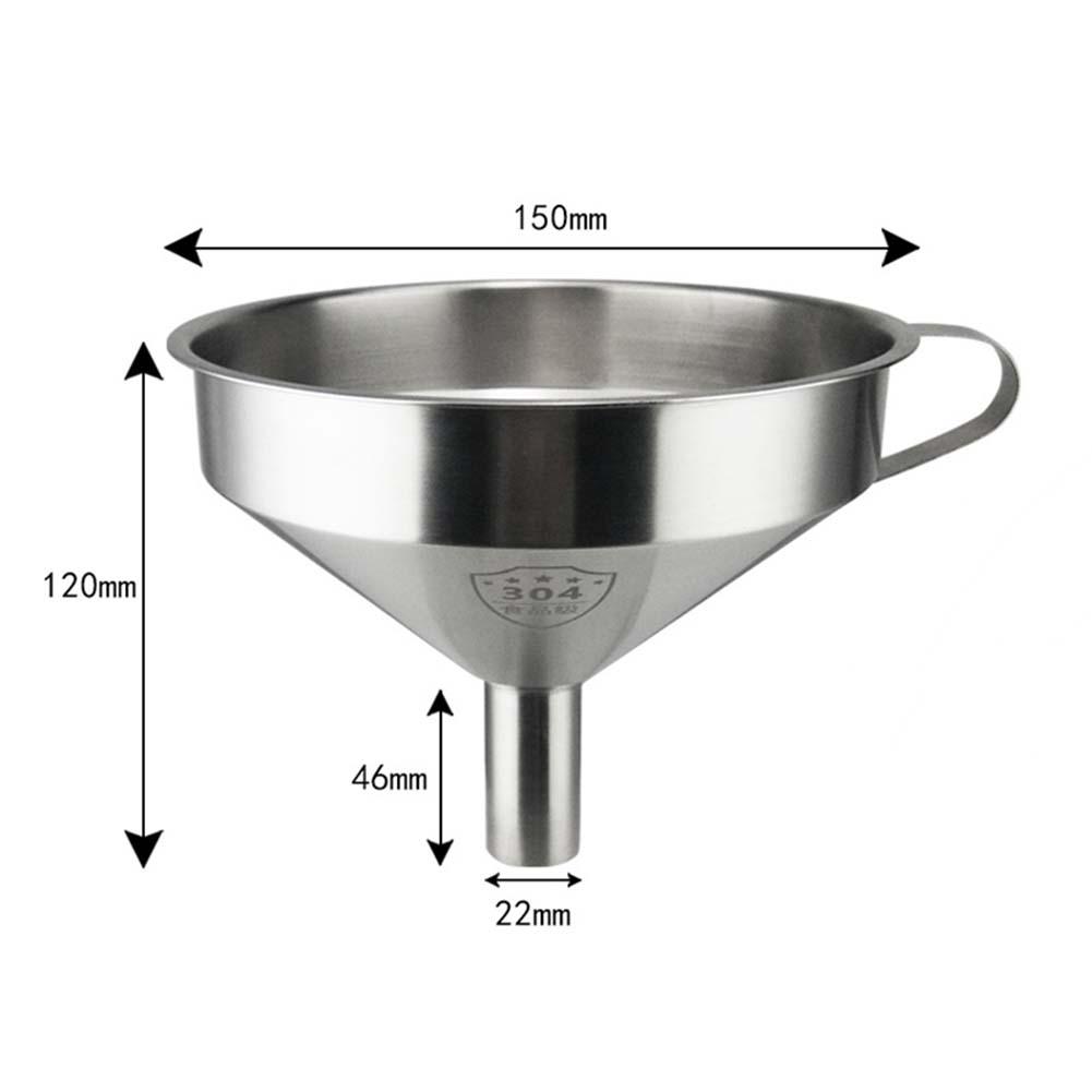 Фильтр Воронка для жидкости Домашний масляный фильтр Жидкость на кухне 15cm