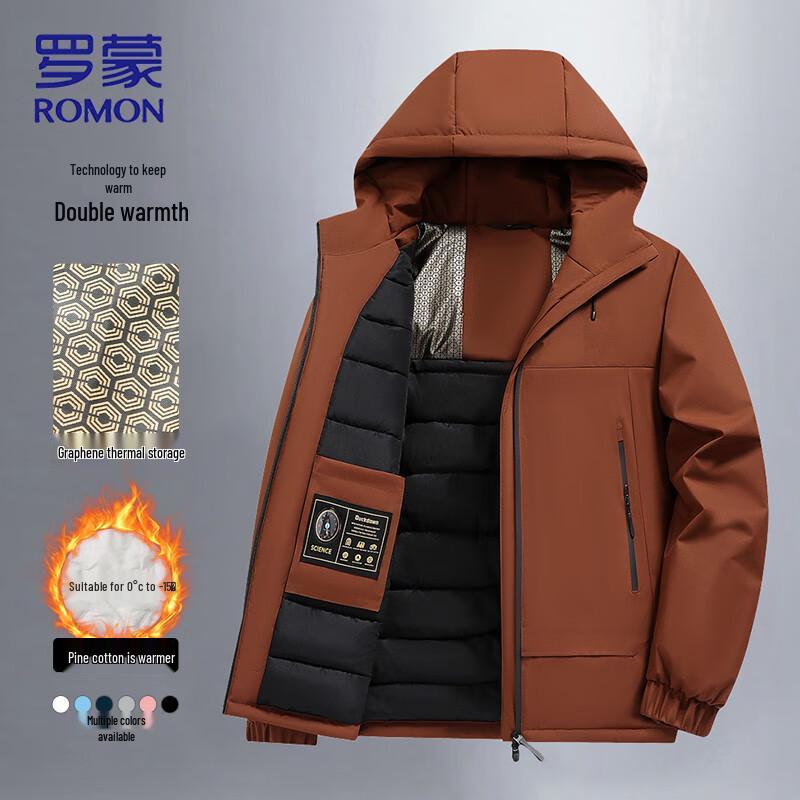 ROMON Men s Graphene Hooded Thickened Warm Outdoor Jacket 3XL
ROMON Men s Graphene Hooded Thickened Warm Outdoor Jacket 3XL