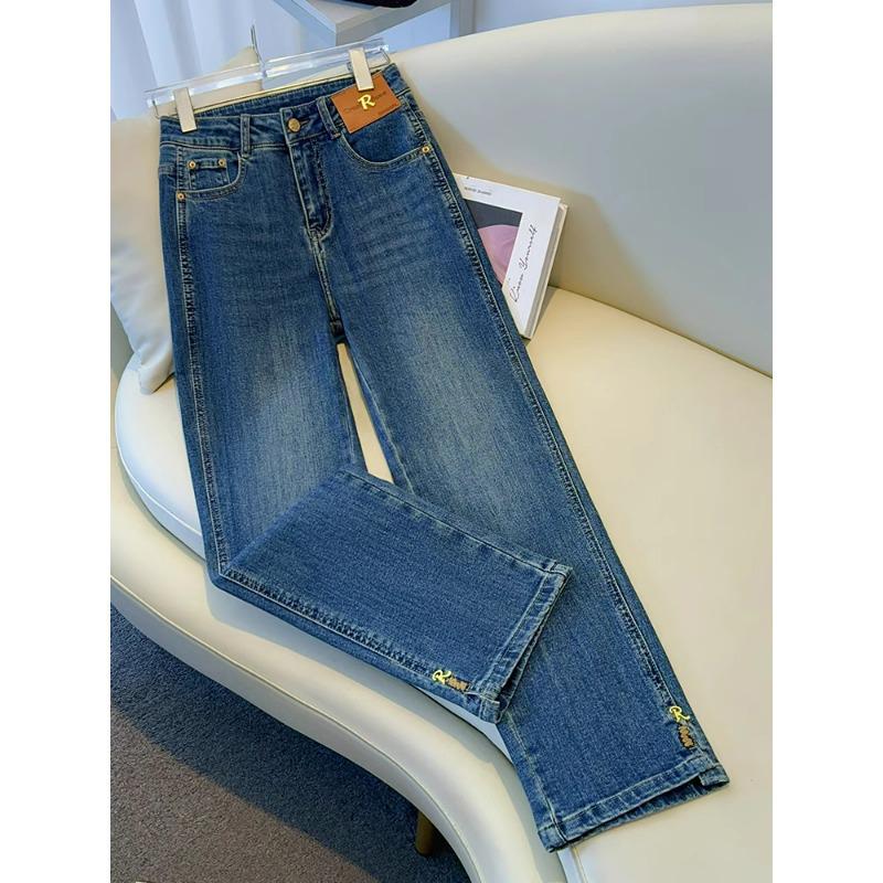 Women s Blue Cigarette Pants - 2025 Spring/Autumn Season, Popular Nine-Point Straight Leg Jeans 31/3XL recommended 135-145 jin
Women s Blue Cigarette Pants - 2025 Spring/Autumn Season, Popular Nine-Point Straight Leg Jeans 31/3XL recommended 135-145 jin