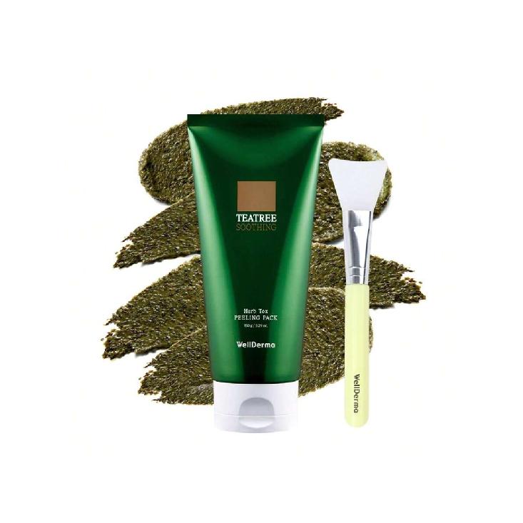 WellDerma Tea Tree Herb Tox Peeling Mask 150ml /Pore Tightening, Purifying And Exfoliating.Nourshing, Hydrating,Sebum Contril,Radint& Dead Skin
WellDerma Tea Tree Herb Tox Peeling Mask 150ml /Pore Tightening, Purifying And Exfoliating.Nourshing, Hydrating,Sebum Contril,Radint& Dead Skin