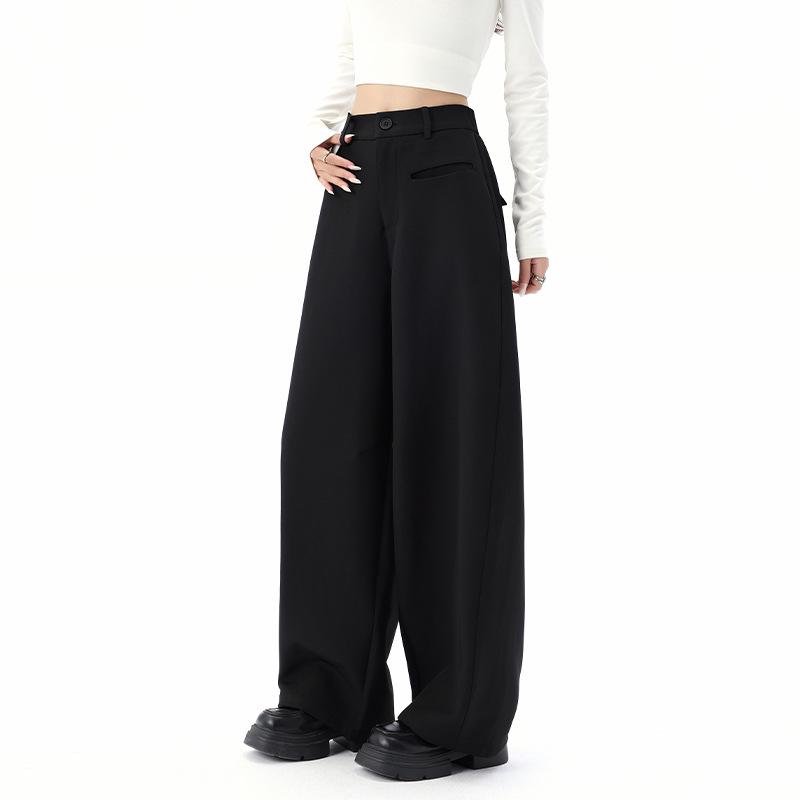 Women s High-Waist Gray Straight Leg Pants - Spring 2026 Collection, Loose Fit, Floor Length, Wide Leg Design Extra Large чорний
Women s High-Waist Gray Straight Leg Pants - Spring 2026 Collection, Loose Fit, Floor Length, Wide Leg Design Extra Large чорний